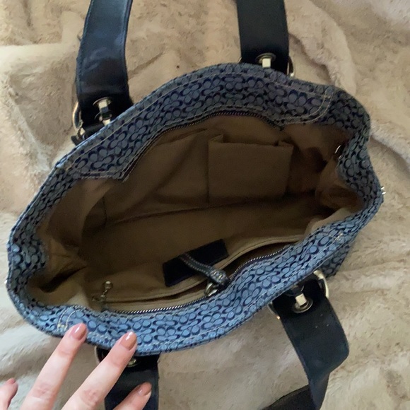 Medium Blue Small C, Coach purse - Picture 3 of 8